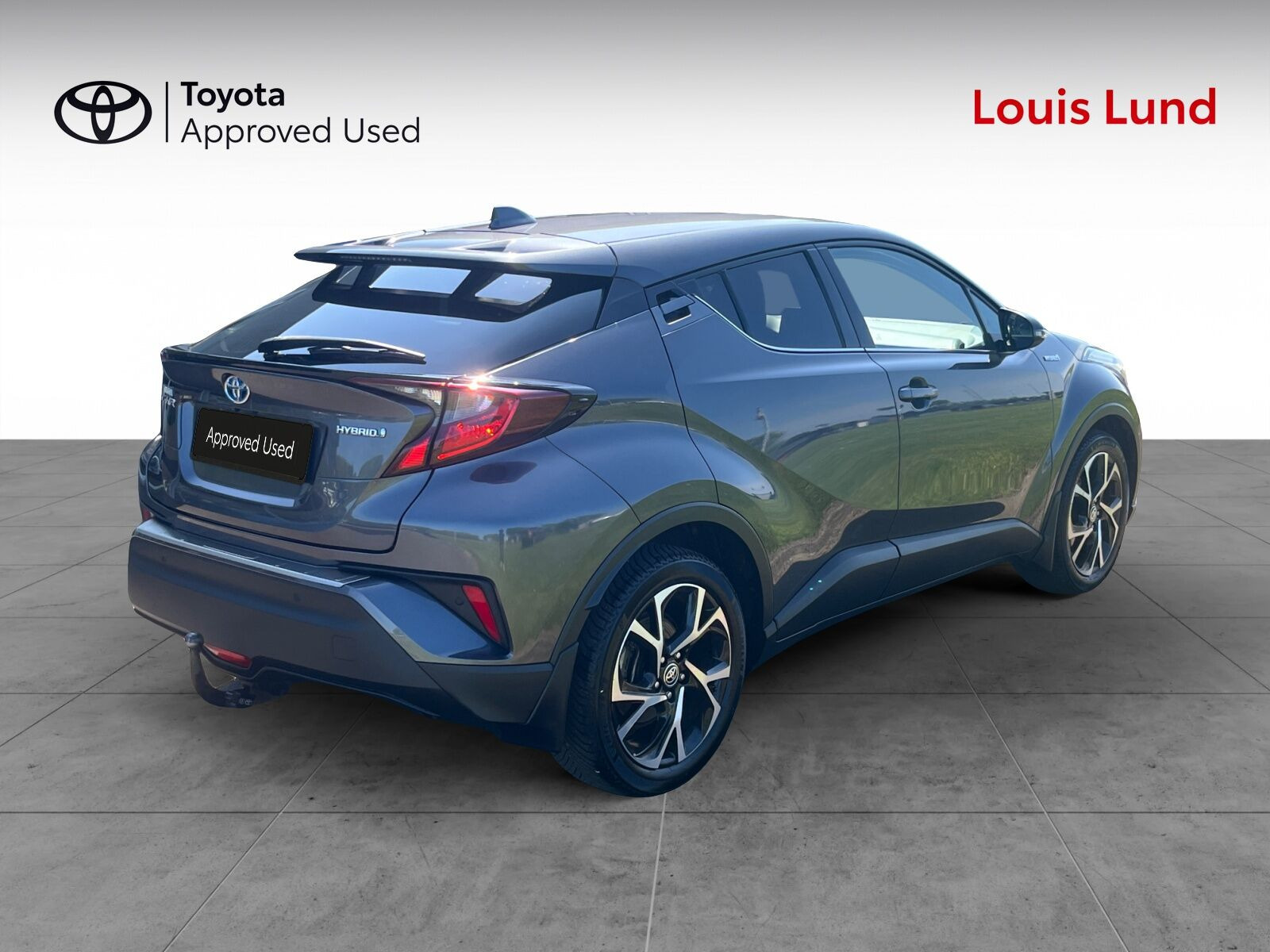 Grå Toyota C-HR fra 2020