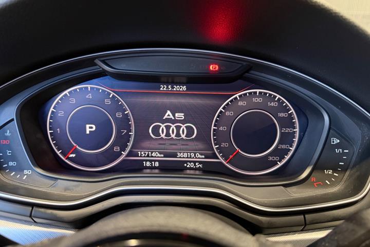 Hvid Audi A5 fra 2018
