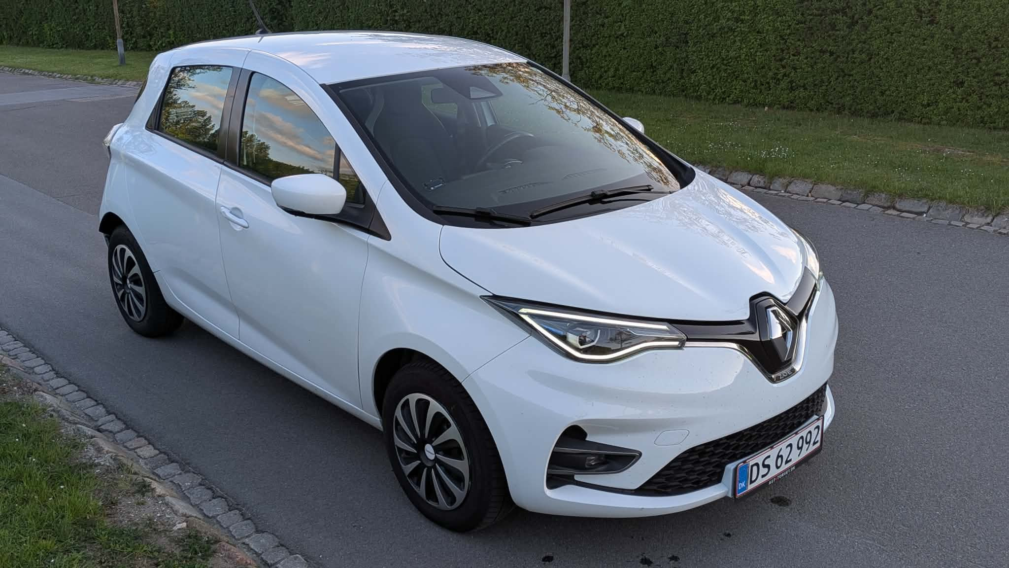 Hvid Renault Zoe fra 2021