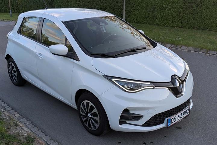 Hvid Renault Zoe fra 2021