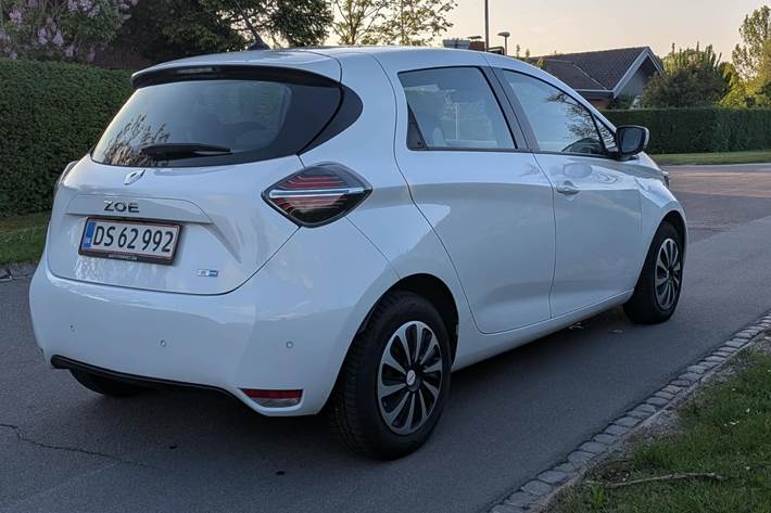 Hvid Renault Zoe fra 2021