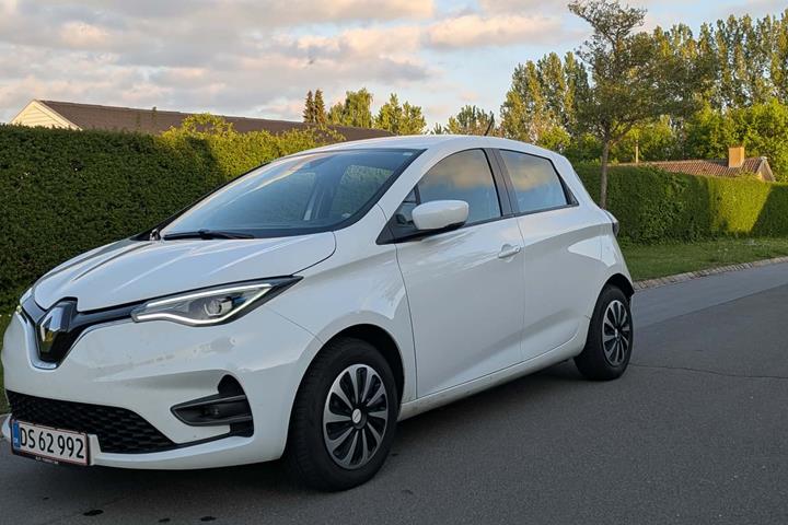 Hvid Renault Zoe fra 2021