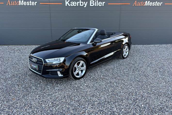 Sort Audi A3 fra 2017