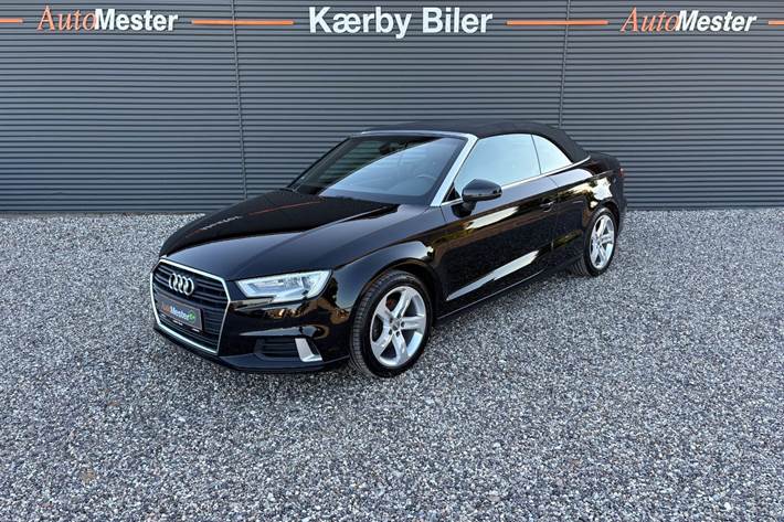 Sort Audi A3 fra 2017