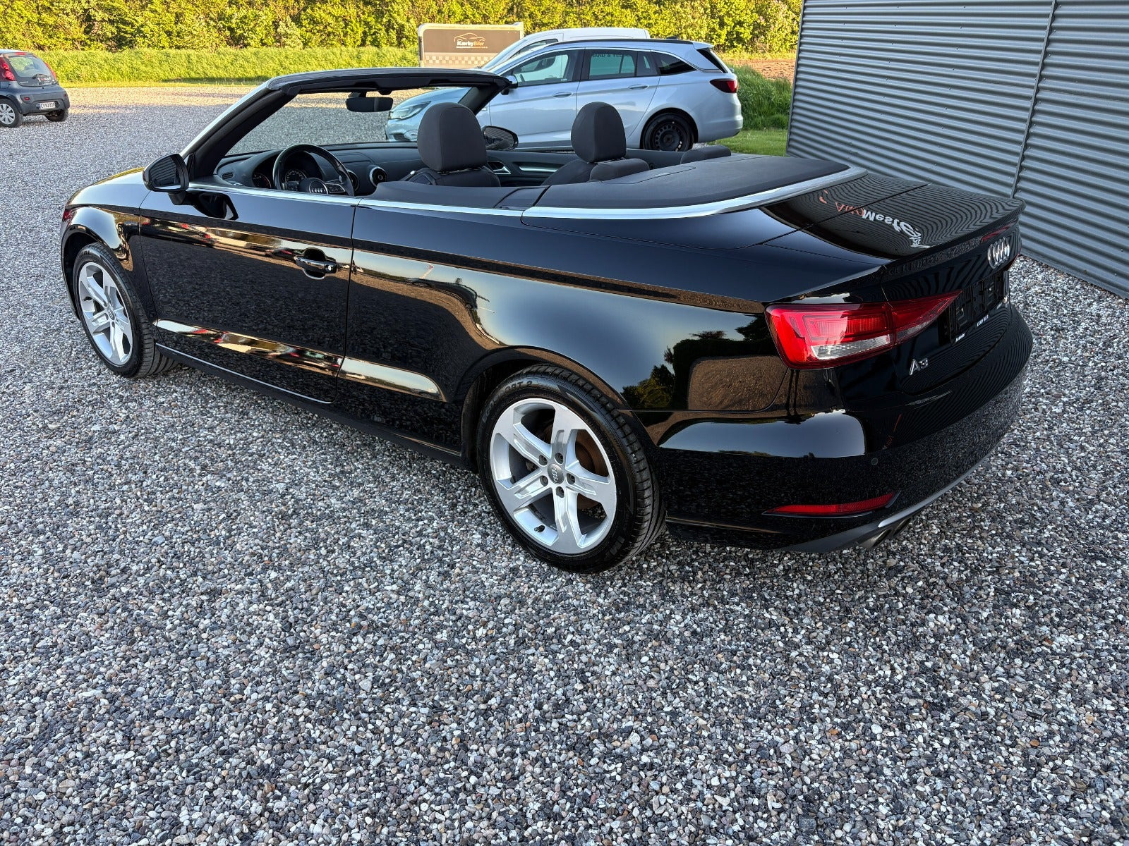 Sort Audi A3 fra 2017