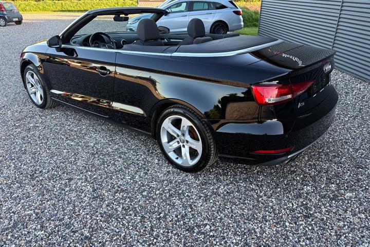 Sort Audi A3 fra 2017