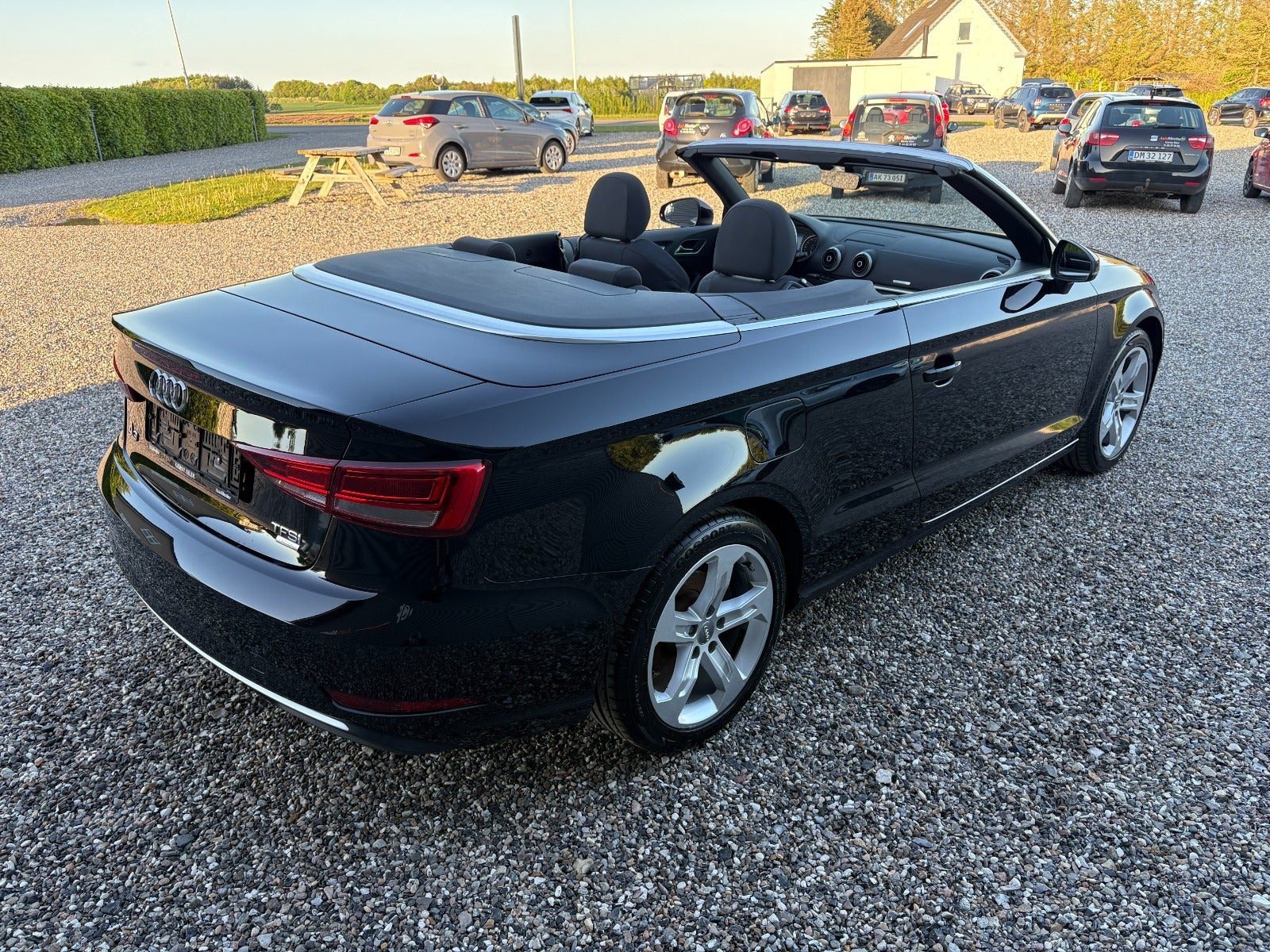 Sort Audi A3 fra 2017