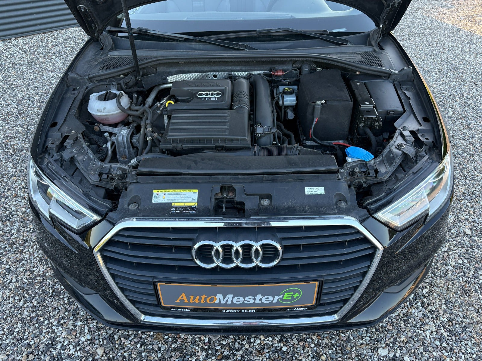 Sort Audi A3 fra 2017
