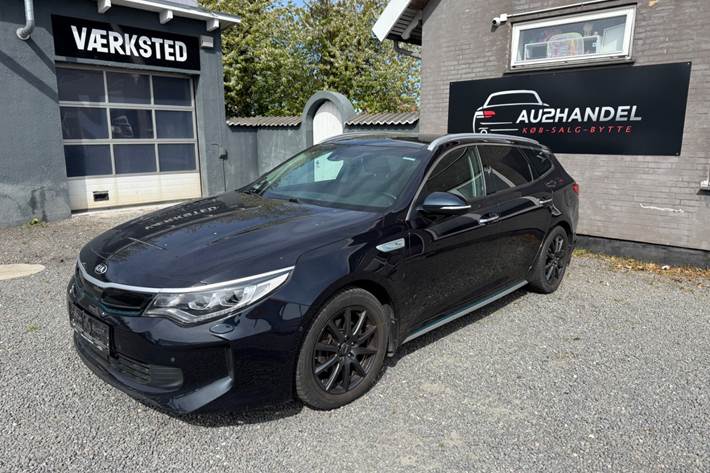 Blå Kia Optima fra 2018