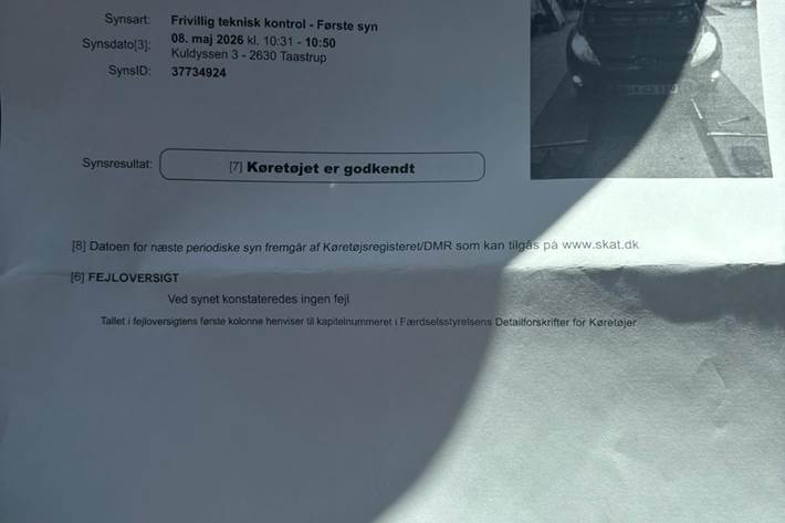 Grå Ford Fiesta fra 2012