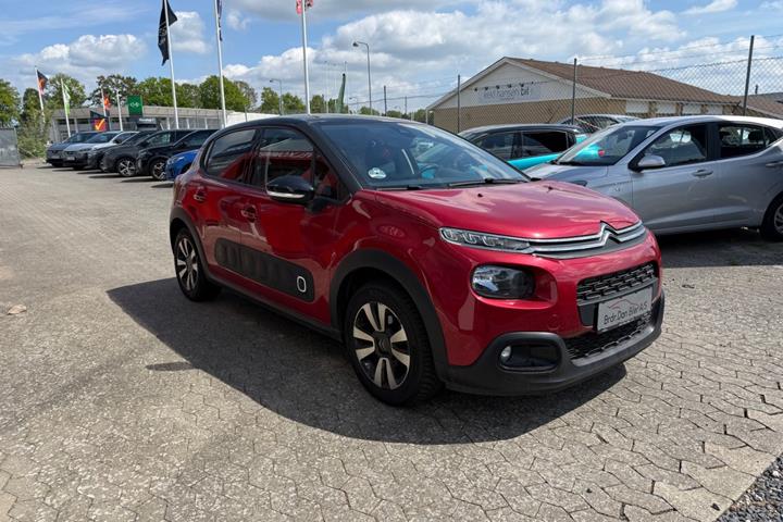 Rød Citroën C3 fra 2019