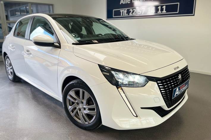Grøn Peugeot 208 fra 2020