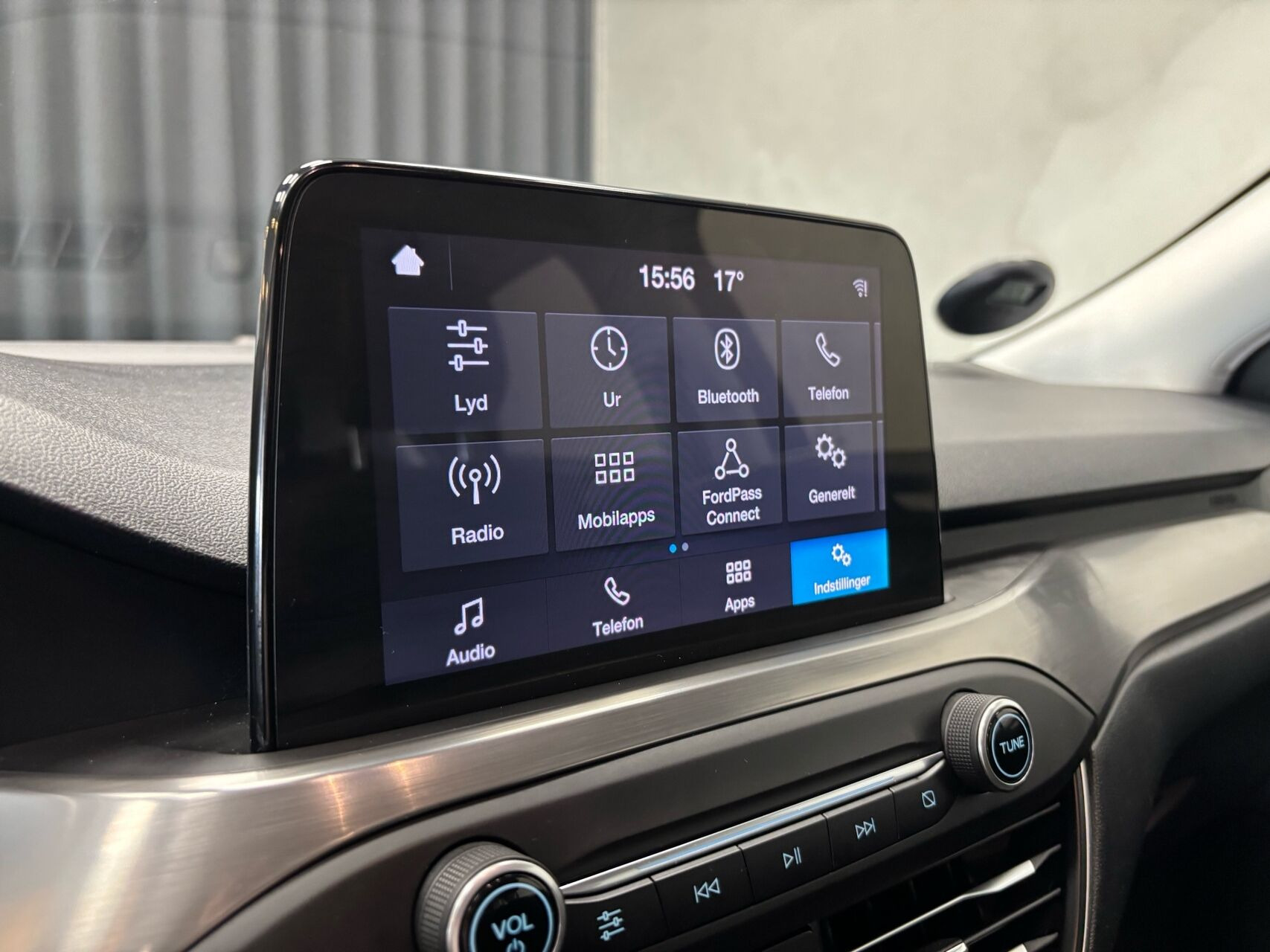 Blå Ford Focus fra 2020