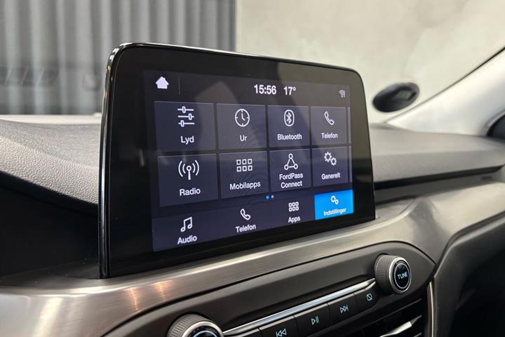 Blå Ford Focus fra 2020