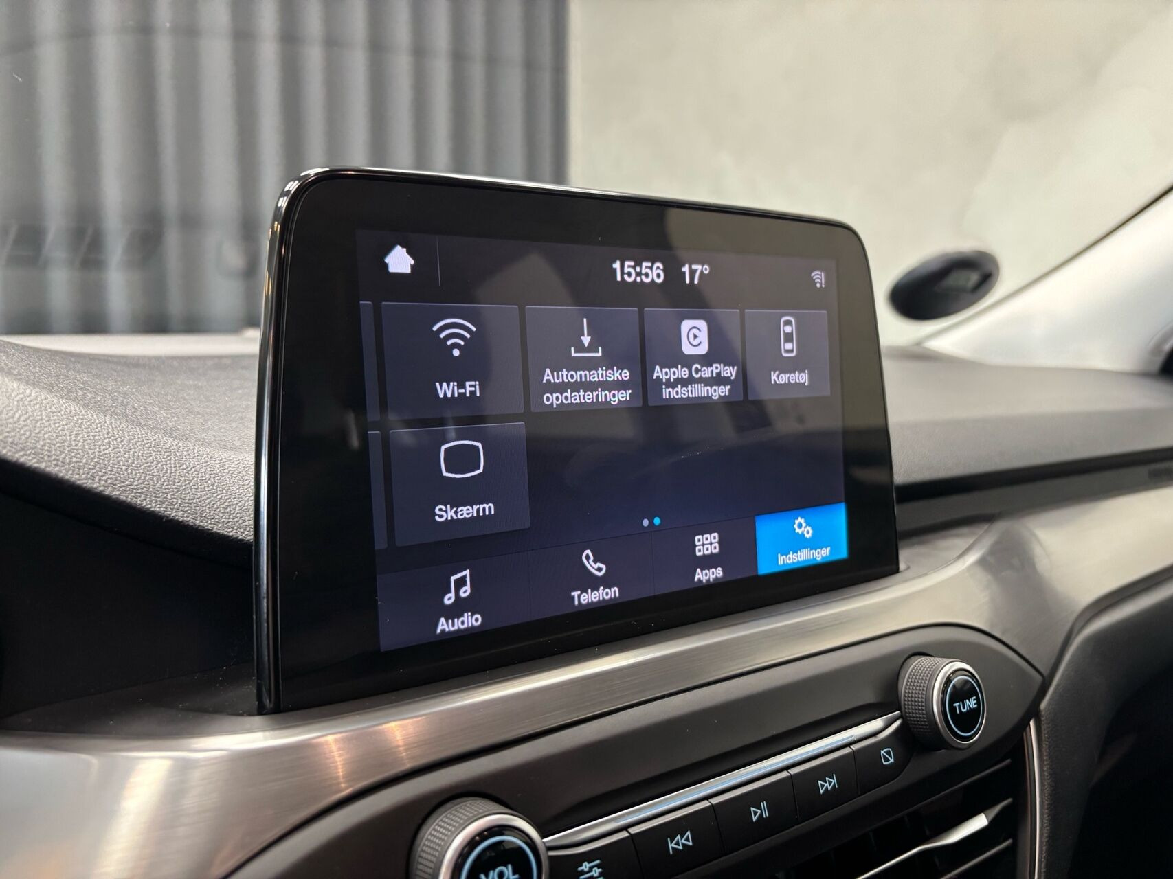 Blå Ford Focus fra 2020