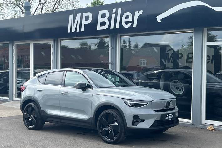 Grå Volvo EC40 fra 2025 set udefra
