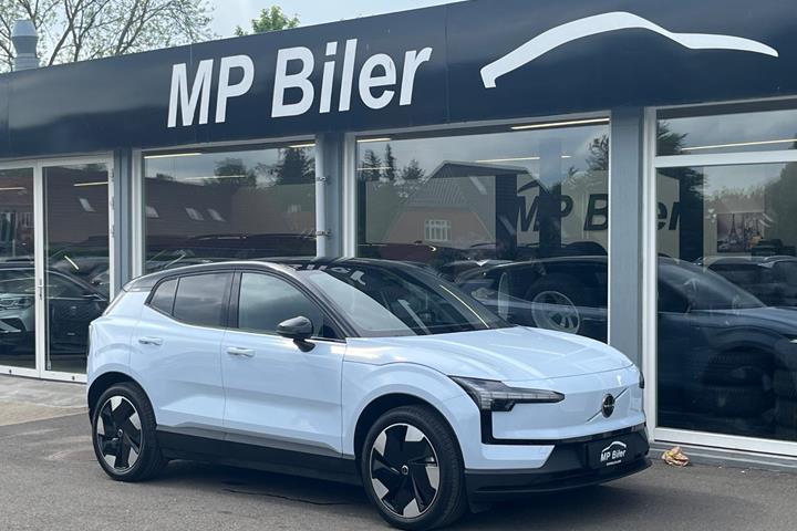 Blå Volvo EX30 fra 2025