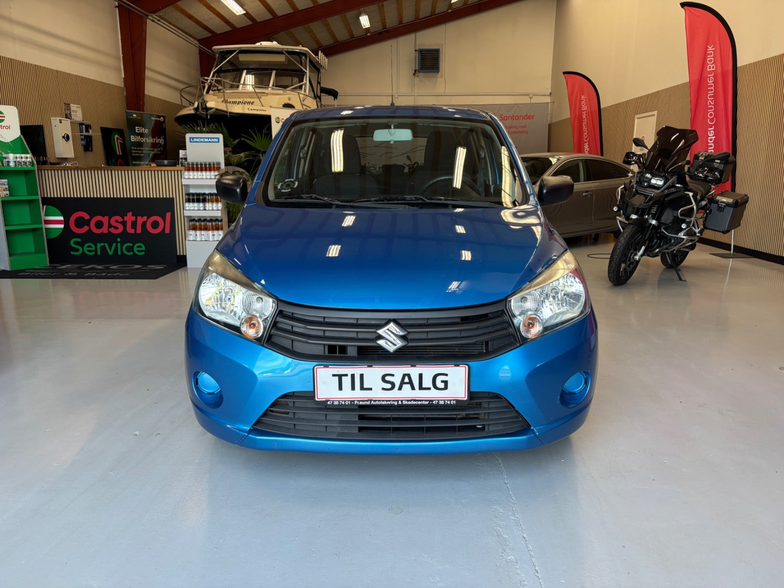 Blå Suzuki Celerio fra 2017
