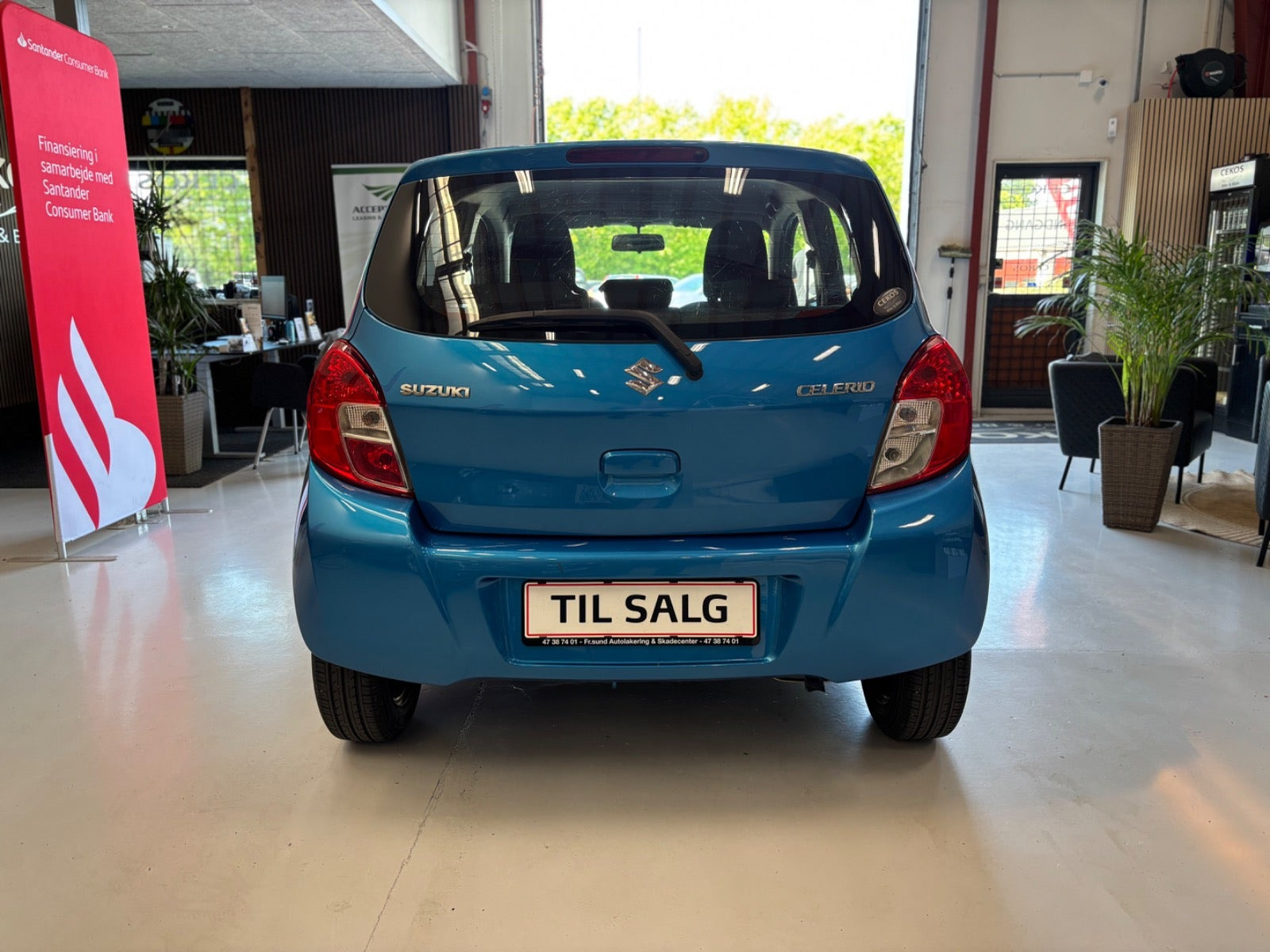 Blå Suzuki Celerio fra 2017