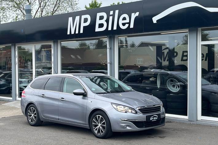 Grå Peugeot 308 fra 2016