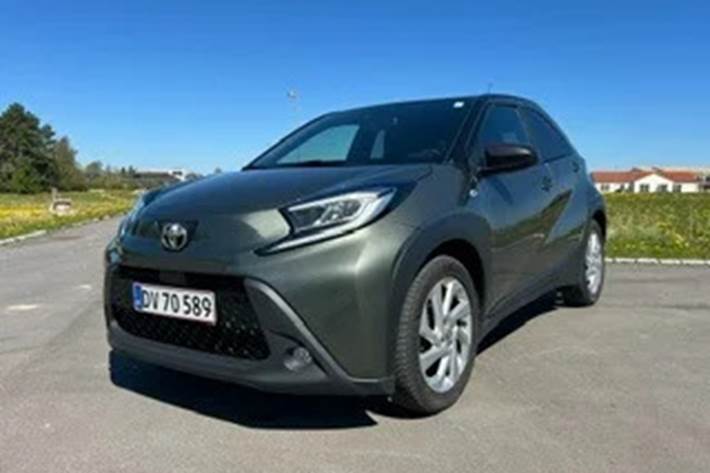 Grøn Toyota Aygo X fra 2022