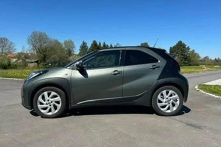 Grøn Toyota Aygo X fra 2022