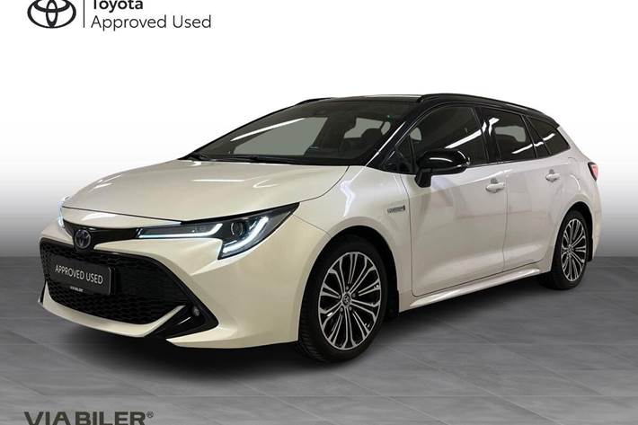 Hvid Toyota Corolla fra 2019
