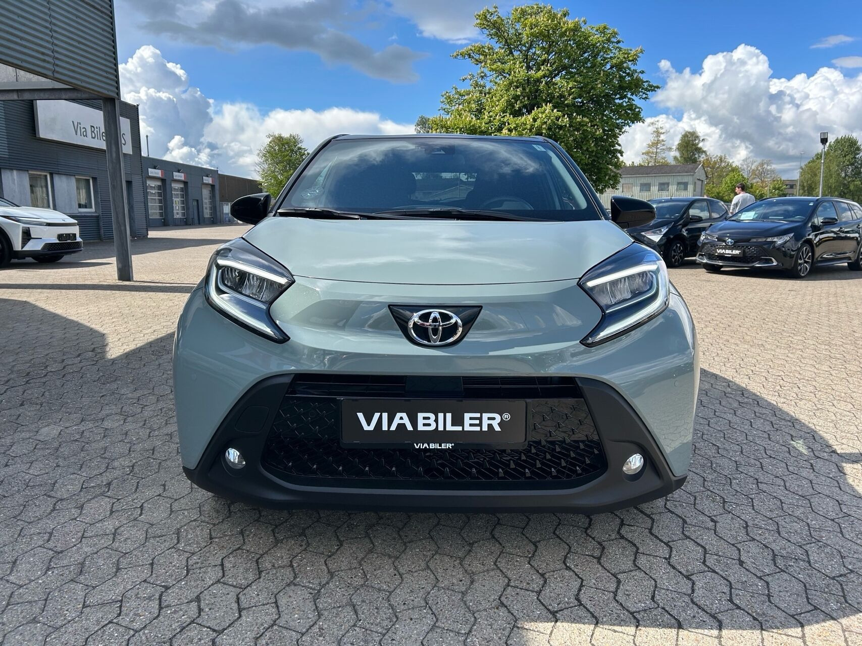 Grøn Toyota Aygo X fra 2025