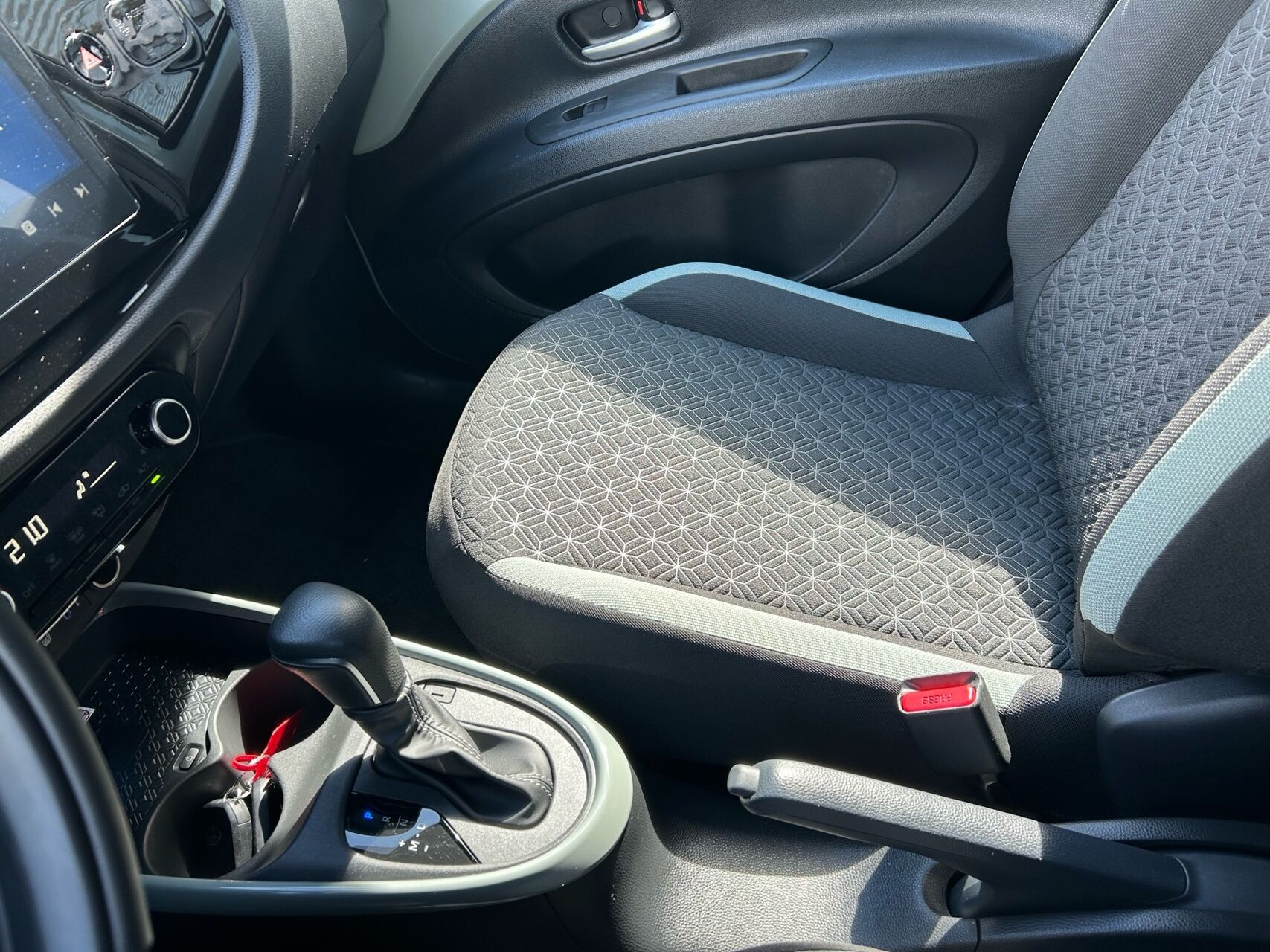 Grøn Toyota Aygo X fra 2025