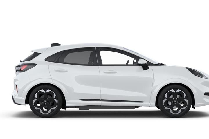 Hvid Ford Puma fra 2026