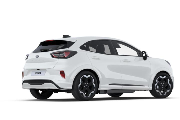 Hvid Ford Puma fra 2026