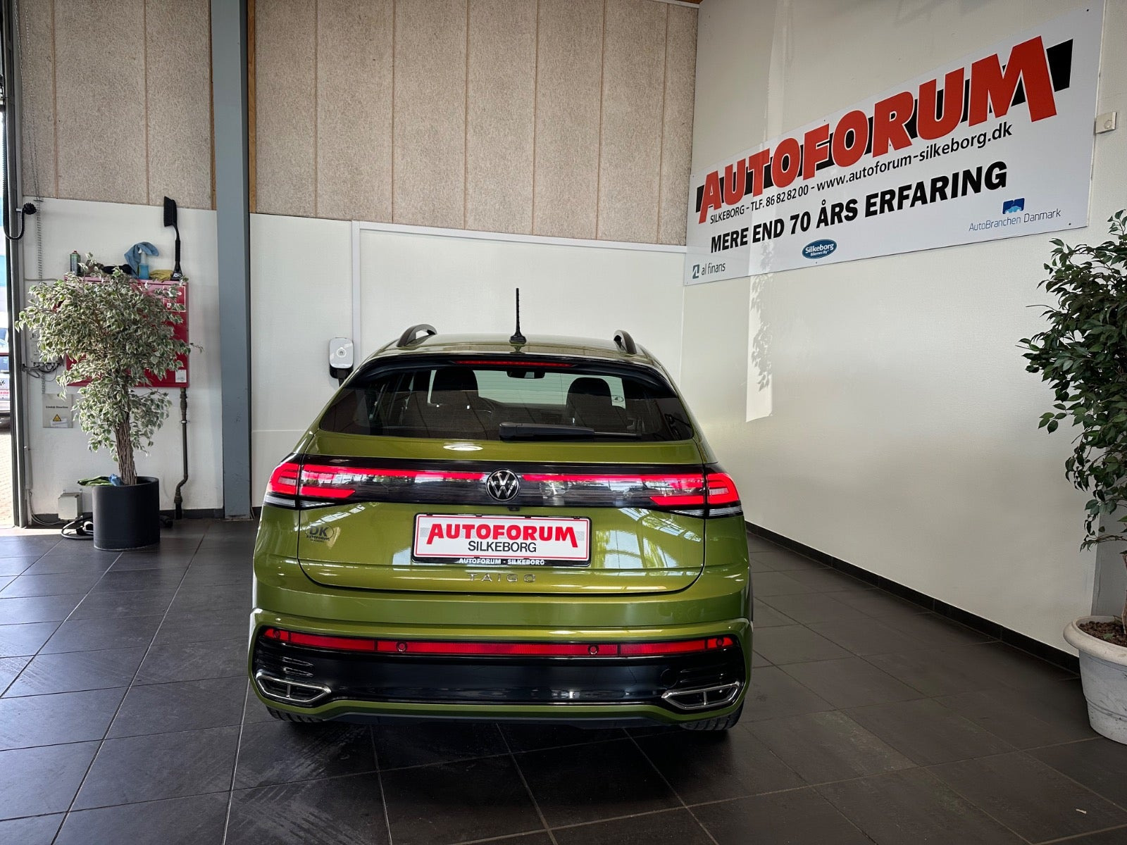 Grøn VW Taigo fra 2022