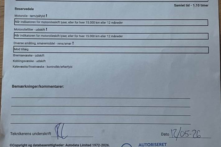 undefined Toyota Auris fra 2015