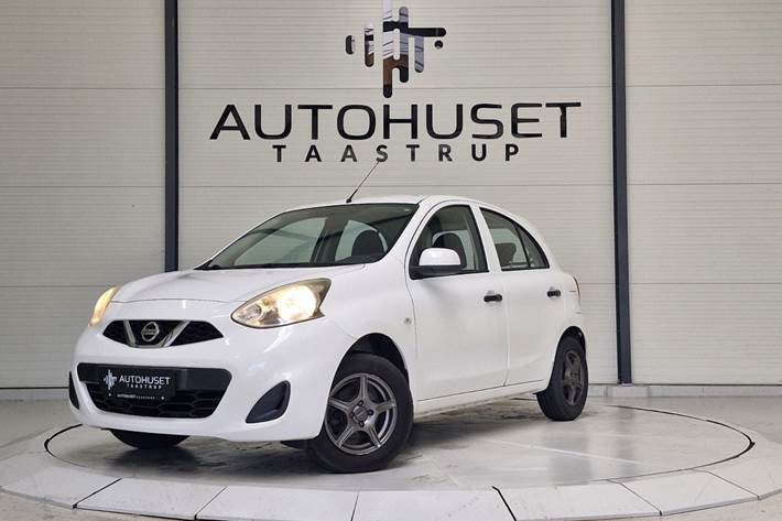 Hvid Nissan Micra fra 2013
