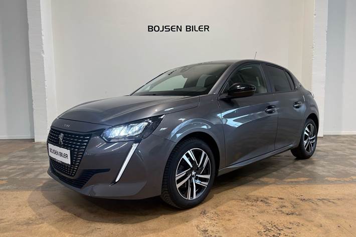 Grå Peugeot 208 fra 2023