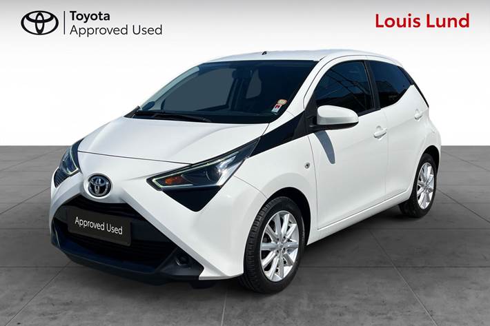 Hvid Toyota Aygo fra 2019
