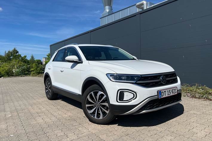 Hvid VW T-Roc fra 2023