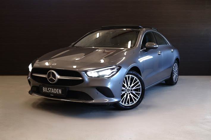 Grå Mercedes CLA250 e fra 2022