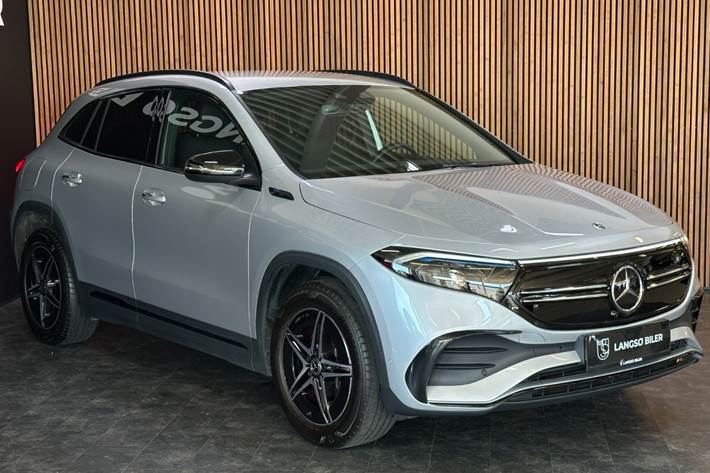 Sølv Mercedes EQA250 fra 2022
