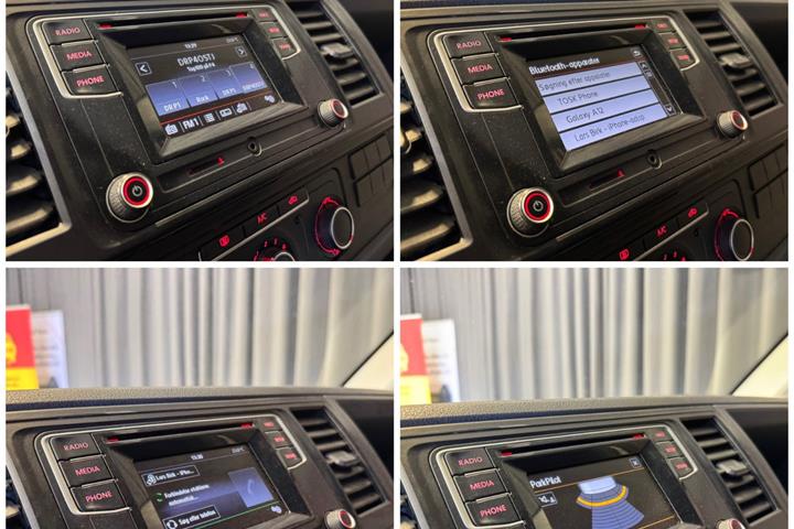 Hvid VW Transporter fra 2016