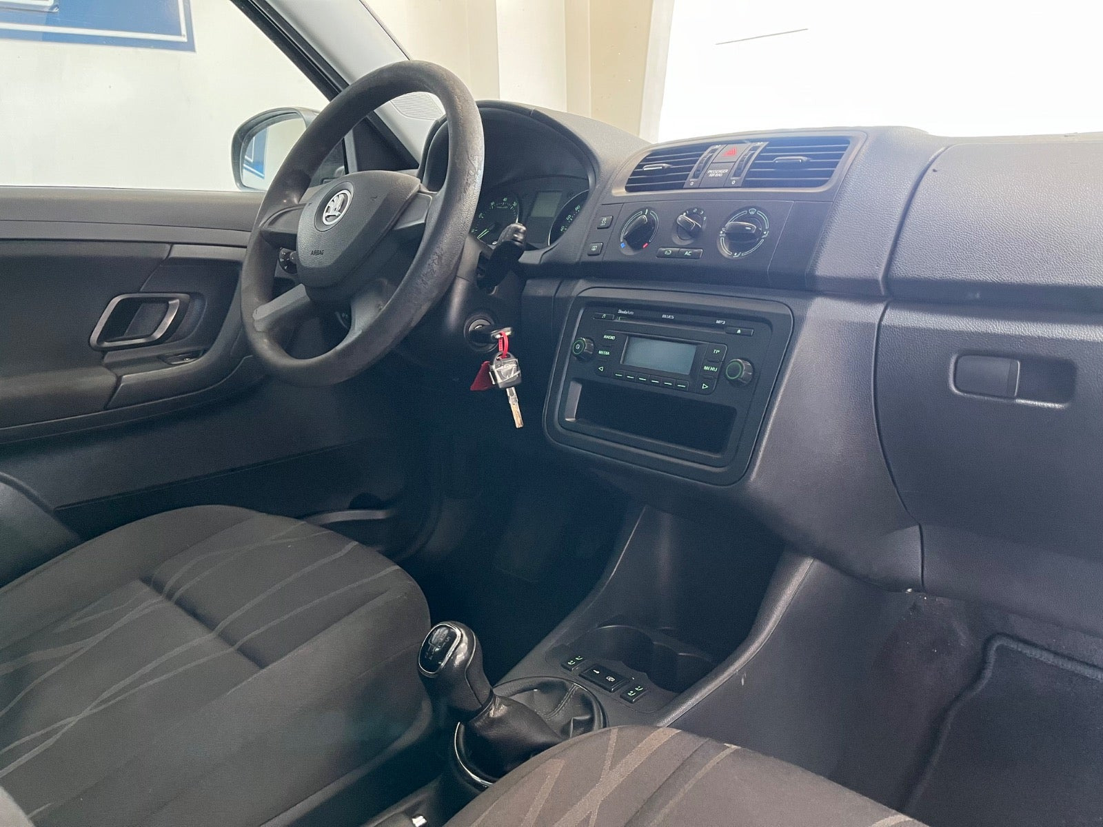 Sort Skoda Fabia fra 2013