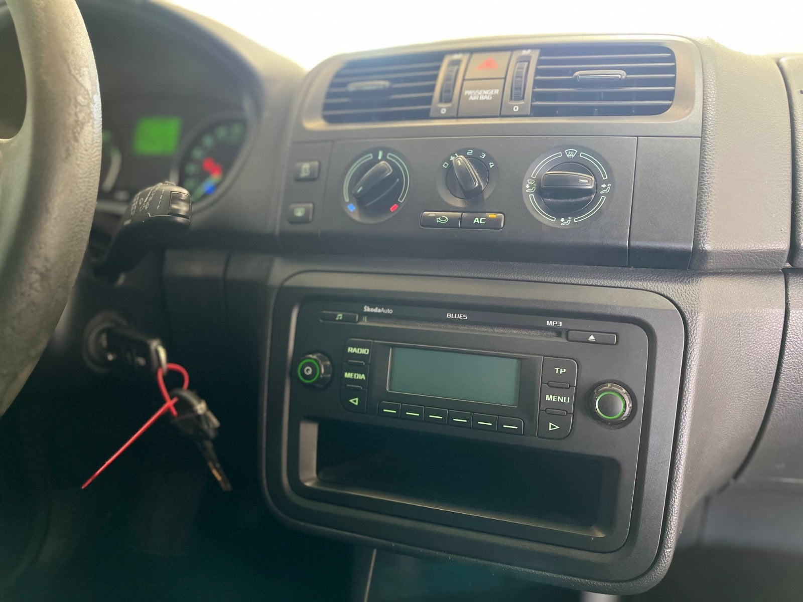 Sort Skoda Fabia fra 2013