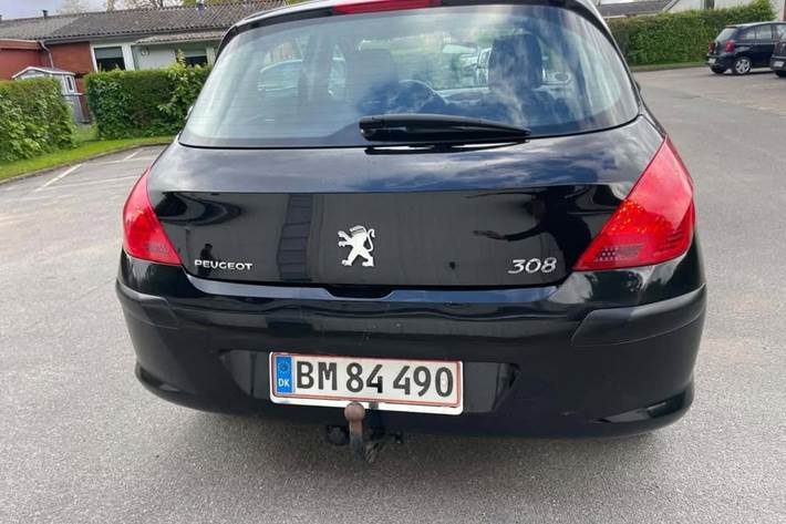 Sort Peugeot 308 fra 2010