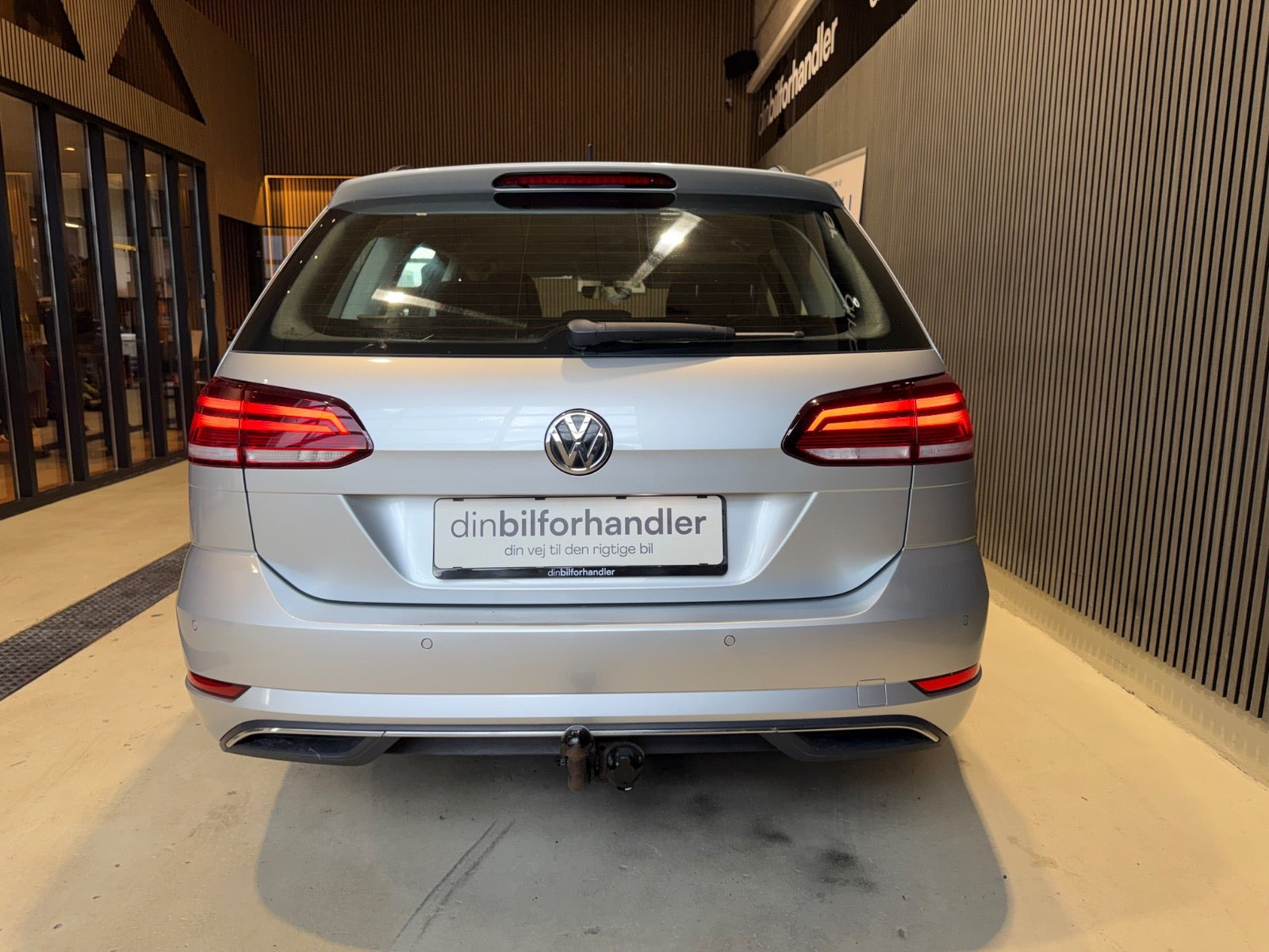 Sølv VW Golf VII fra 2018