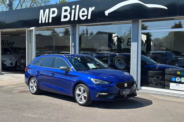 Blå Seat Leon fra 2020