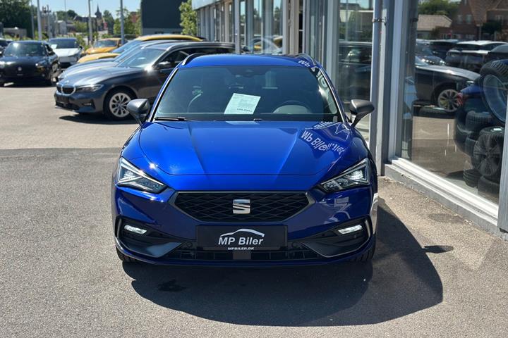 Blå Seat Leon fra 2020