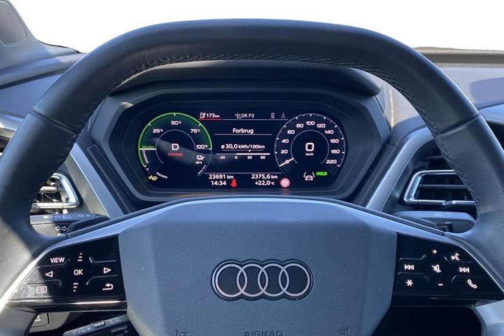 Sort Audi Q4 e-tron fra 2025