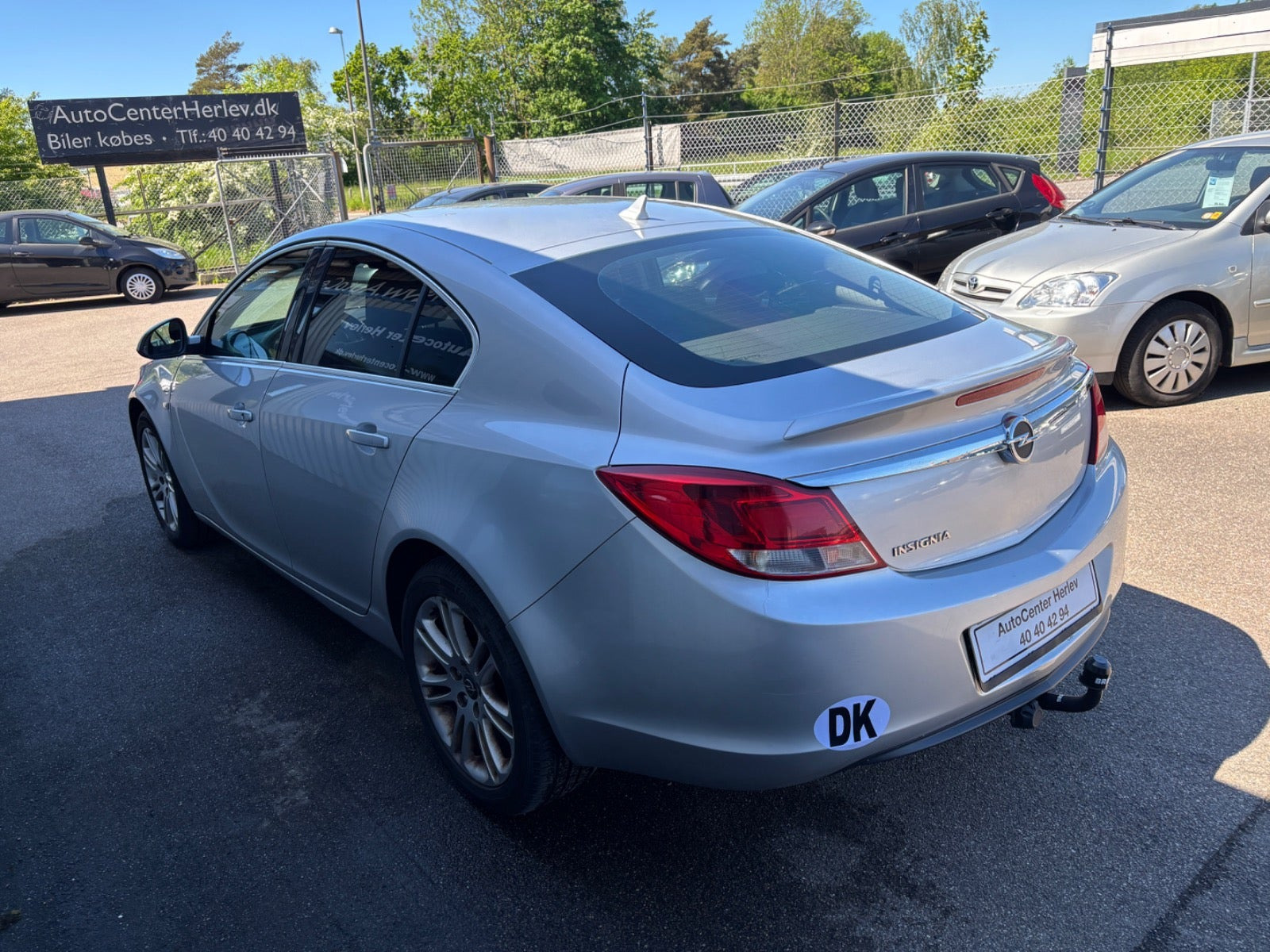 Sølv Opel Insignia fra 2011