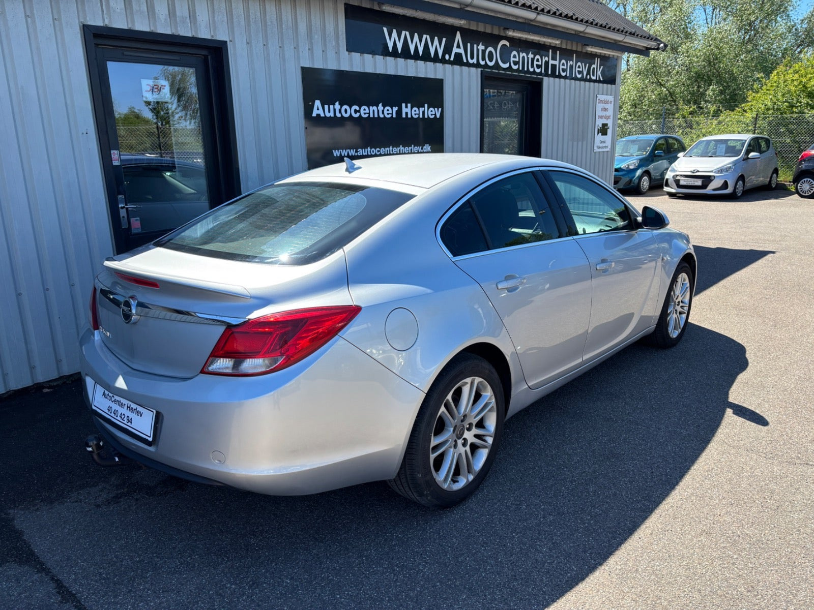 Sølv Opel Insignia fra 2011