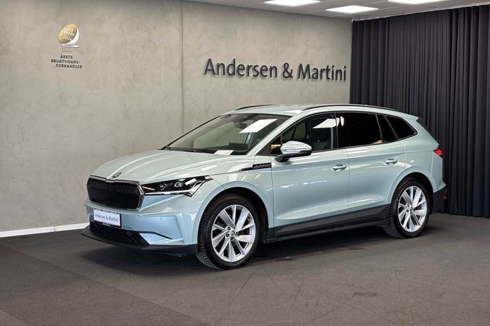 Grå Skoda Enyaq fra 2021